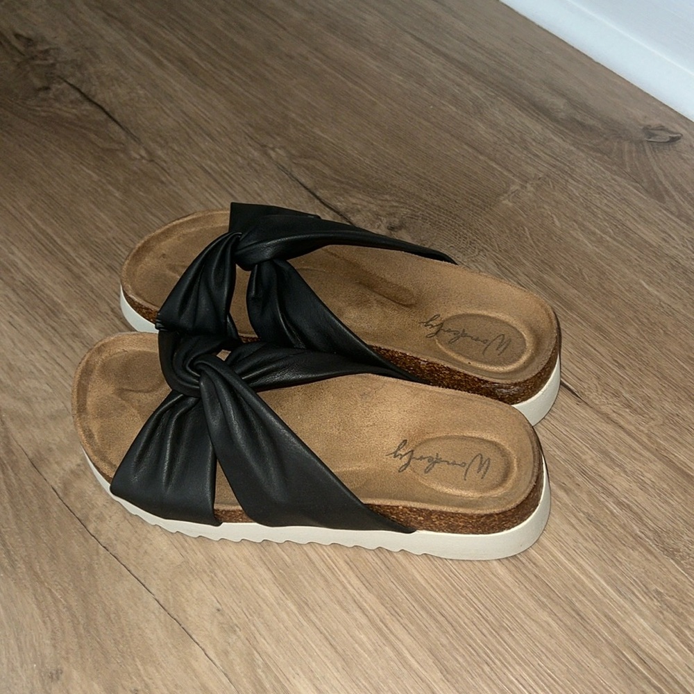 Black sandals